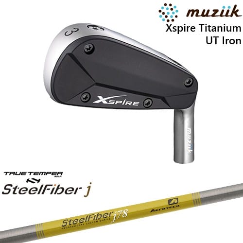 【OVDカスタム】Xspire UTi アイアン型ユーティリティ[UT]ムジークMUZIIK スチールファイバーj(パラレル) SteelFiberTRUE TEMPER