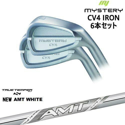 MYSTERY CV4 アイアン6本set(5I-PW/6I-46) 軟鉄鍛造[5P]ミステリーMYSTERY New AMT WHITE ホワイトTRUE TEMPER｜カスタムクラブ工房 OVDGOLF 94,380円