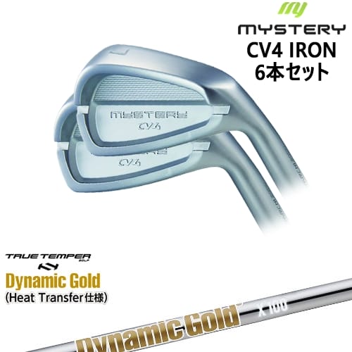 【OVDカスタム】MYSTERY CV4 アイアン6本set(5I-PW/6I-46) 軟鉄鍛造[5P]ミステリーMYSTERY DynamicGoldHT ダイナミックゴールドTRUE TEMPER｜カスタムクラブ工房 OVDGOLF