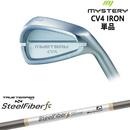 【OVDカスタム】MYSTERY CV4 アイアン単品(5I/46) 軟鉄鍛造[IR]ミステリーMYSTERY スチールファイバーfc(パラレル) SteelFiberTRUE TEMPER