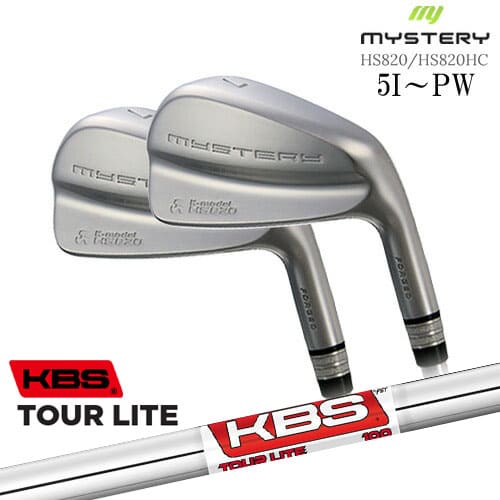【工房カスタム】HS820（適合）/HS820HC（高反発）アイアン6本set[5P]ミステリーMYSTERY KBS TOUR LITE