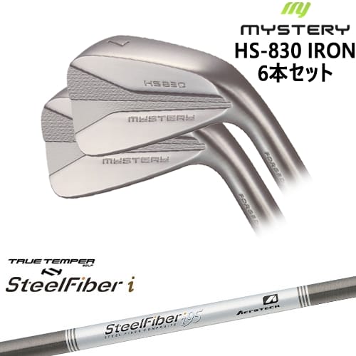 【OVDカスタム】MYSTERY HS-830 アイアン6本set(5I-PW/6I-44)[5P]ミステリーMYSTERY スチールファイバーi(パラレル) SteelFiberTRUE TEMPER｜カスタムクラブ工房 OVDGOLF 135,300円