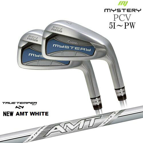 【工房カスタム】PCV 姫路製 アイアン 6本set（5I-PW）[5P]ミステリーMYSTERY New AMT WHITE ホワイトTRUE TEMPER