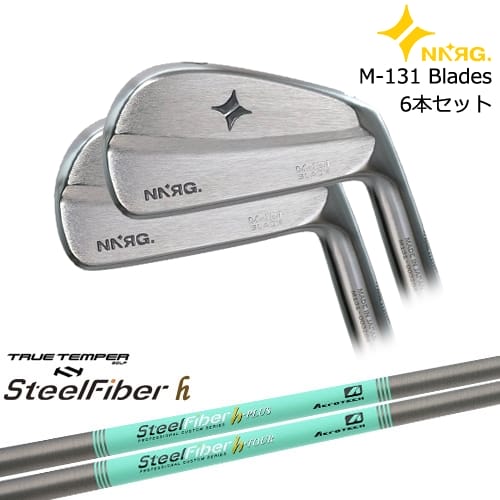 【OVDカスタム】M-131 Blade アイアン6本set(5I-PW)[5P]ニューエナジーゴルフNEWENERGY GOLF スチールファイバーh(パラレル) SteelFiberTRUE TEMPER NNRG｜カスタムクラブ工房 OVDGOLF