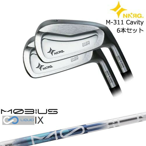 M-311 CAVITY アイアン6本set(5I-PW)[5P]ニューエナジーゴルフNEWENERGY GOLF MOBIUS LIQUIDメビウスリキッド IX Design Tuningデザインチューニング NNRG