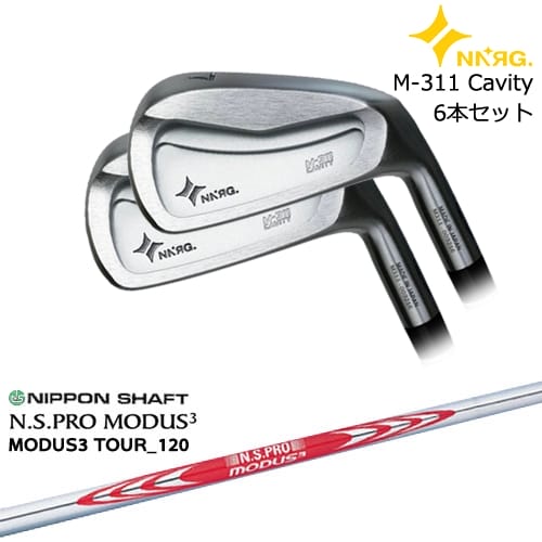 【OVDカスタム】M-311 CAVITY アイアン6本set(5I-PW)[5P]ニューエナジーゴルフNEWENERGY GOLF N.S.PRO MODUS3 日本シャフト NNRG