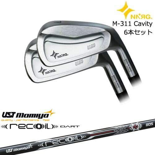 M-311 CAVITY アイアン6本set(5I-PW)[5P]ニューエナジーゴルフNEWENERGY GOLF Recoil DART リコイルダートUSTマミヤmamiya NNRG