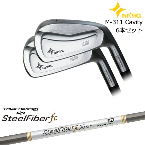 【OVDカスタム】M-311 CAVITY アイアン6本set(5I-PW)[5P]ニューエナジーゴルフNEWENERGY GOLF スチールファイバーfc(パラレル) SteelFiberTRUE TEMPER NNRG