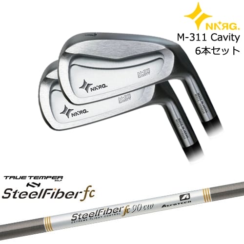 【OVDカスタム】M-311 CAVITY アイアン6本set(5I-PW)[5P]ニューエナジーゴルフNEWENERGY GOLF スチールファイバーfc(テーパー) SteelFiberTRUE TEMPER NNRG