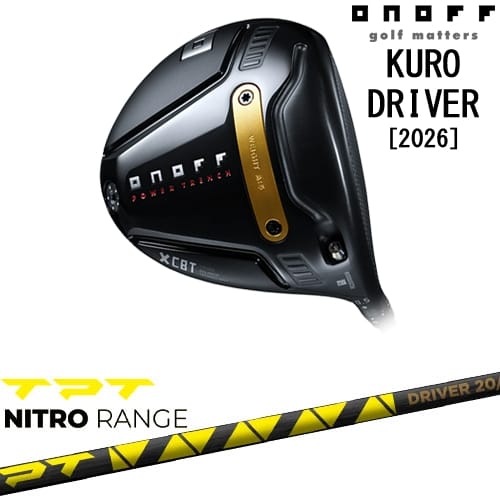 【OVDカスタム】ONOFF KURO(クロ) ドライバー 2026年モデル[DW]オノフONOFF TPT NITRO RANGE ニトロレンジ