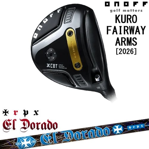 【OVDカスタム】ONOFF KURO(クロ) フェアウェイ アームズ 2026年モデル[FW]オノフONOFF EL・DORADO エルドラド TRPX