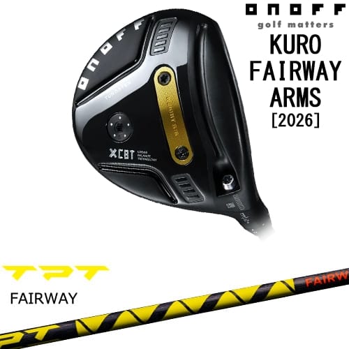 【OVDカスタム】ONOFF KURO(クロ) フェアウェイ アームズ 2026年モデル[FW]オノフONOFF TPT GOLF フェアウェイウッドシャフト