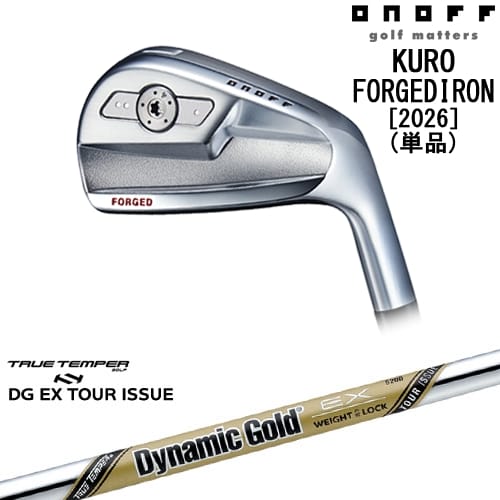 【OVDカスタム】ONOFF KURO(クロ) フォージドアイアン単品(4I/5I) 2026年モデル[IR]オノフONOFF DynamicGoldEX TOUR ISSUE ツアーイシューTRUE TEMPER｜カスタムクラブ工房 OVDGOLF