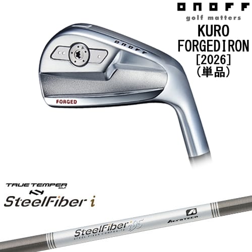 【OVDカスタム】ONOFF KURO(クロ) フォージドアイアン単品(4I/5I) 2026年モデル[IR]オノフONOFF スチールファイバーi(パラレル) SteelFiberTRUE TEMPER