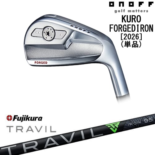【OVDカスタム】ONOFF KURO(クロ) フォージドアイアン単品(4I/5I) 2026年モデル[IR]オノフONOFF TRAVIL IRON トラビルアイアン Fujikura フジクラ