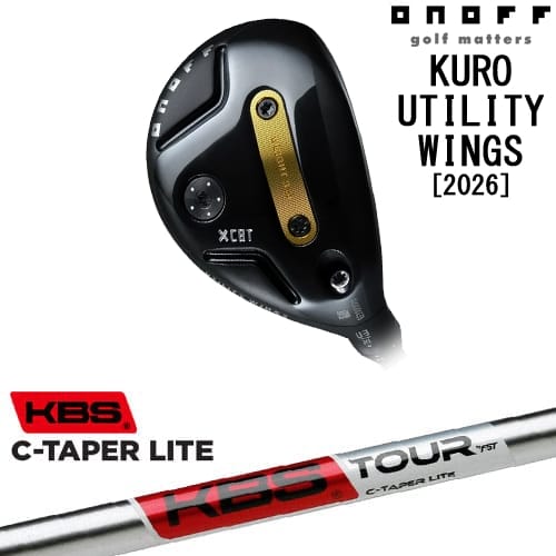 【OVDカスタム】ONOFF KURO(クロ) ユーティリティ ウイングス 2026年モデル[UT]オノフONOFF KBS C-TAPER LITE シーテーパー ライト 35,250円