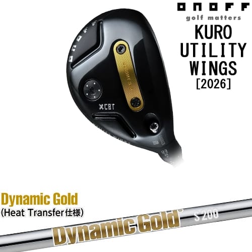 【OVDカスタム】ONOFF KURO(クロ) ユーティリティ ウイングス 2026年モデル[UT]オノフONOFF DynamicGoldHTダイナミックゴールドTRUE TEMPER｜カスタムクラブ工房 OVDGOLF 35,750円