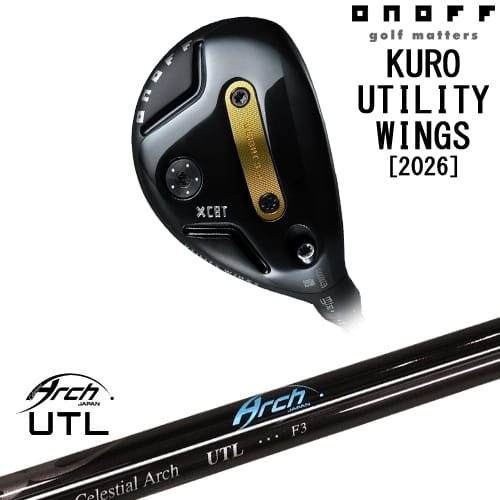 【OVDカスタム】ONOFF KURO(クロ) ユーティリティ ウイングス 2026年モデル[UT]オノフONOFF For Utility UTL ARCH GOLF アーチゴルフジャパン