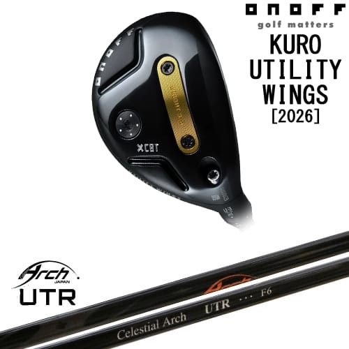【OVDカスタム】ONOFF KURO(クロ) ユーティリティ ウイングス 2026年モデル[UT]オノフONOFF For Utility UTR ARCH GOLF アーチゴルフジャパン