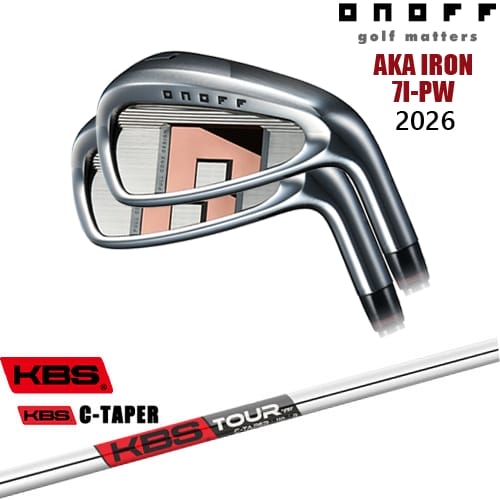 【OVDカスタム】ONOFF AKA アイアン4本set(7I-PW) 2026年モデル[7P]オノフONOFF KBS C-TAPER｜カスタムクラブ工房 OVDGOLF