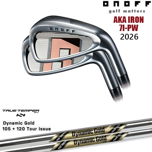 【OVDカスタム】ONOFF AKA アイアン4本set(7I-PW) 2026年モデル[7P]オノフONOFF DynamicGold105 120 TOUR ISSUE(US)TRUE TEMPER｜カスタムクラブ工房 OVDGOLF