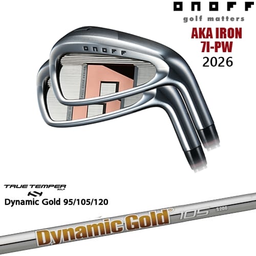【OVDカスタム】ONOFF AKA アイアン4本set(7I-PW) 2026年モデル[7P]オノフONOFF DynamicGold85 95 105 115 120 ダイナミックゴールドTRUE TEMPER｜カスタムクラブ工房 OVDGOLF