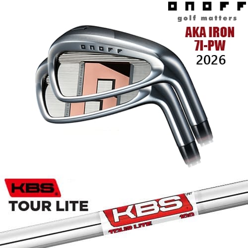 【OVDカスタム】ONOFF AKA アイアン4本set(7I-PW) 2026年モデル[7P]オノフONOFF KBS TOUR LITE(ツアー ライト )｜カスタムクラブ工房 OVDGOLF