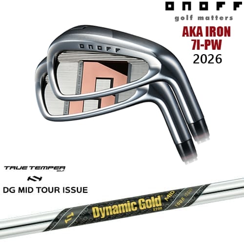 【OVDカスタム】ONOFF AKA アイアン4本set(7I-PW) 2026年モデル[7P]オノフONOFF Dynamic Gold MID TOUR ISSUE ツアーイシュー TRUE TEMPERトゥルーテンパー｜カスタムクラブ工房 OVDGOLF