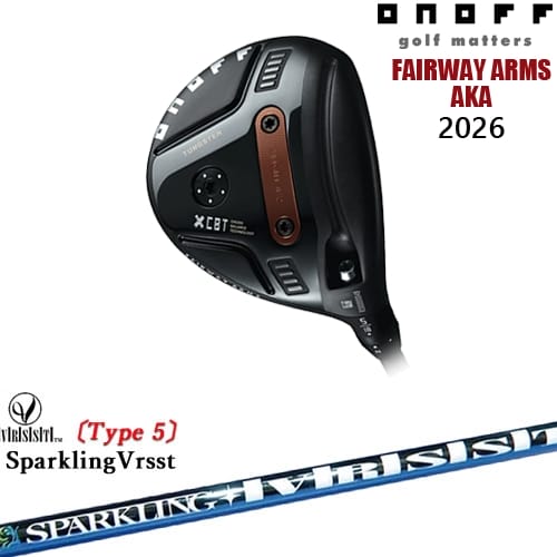 【OVDカスタム】ONOFF AKA フェアウェイアームズ 2026年モデル フェアウェイウッド[FW]オノフONOFF SPARKLING VRSST Type5 スパークリングヴァスト｜カスタムクラブ工房 OVDGOLF 78,045円