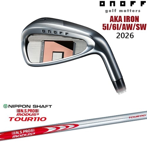 【OVDカスタム】ONOFF AKA アイアン単品(5I/6I/AW/SW) 2026年モデル[IR]オノフONOFF N.S.PRO MODUS3 TOUR110 モーダス3ツアー110 日本シャフト｜カスタムクラブ工房 OVDGOLF