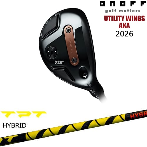 【OVDカスタム】ONOFF AKA ユーティリティ ウイングス 2026年モデル[UT]オノフONOFF TPT GOLF ハイブリッドシャフト｜カスタムクラブ工房 OVDGOLF