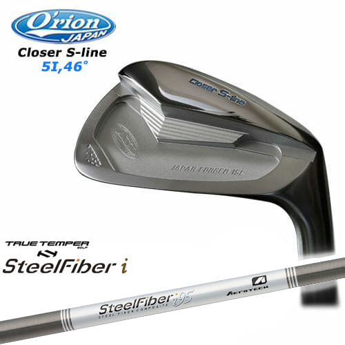 O'rion/オライオン/Closer_Sline_Iron/5I_46度/アイアン単品/スチールファイバー i シリーズ(パラレル)/SteelFiber/TRUE TENPER/トゥルーテンパー/OVDカスタム Orion S-Line オライオン エスライン
