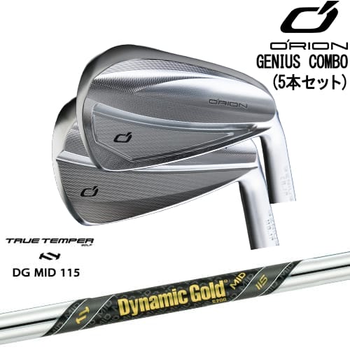 【OVDカスタム】GENIUS COMBO アイアン5本セット(CB：6I-7I/MB：8I-PW)[6P]オライオンORION Dynamic Gold MID 115 TRUE TEMPERトゥルーテンパー