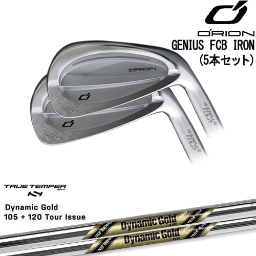 【OVDカスタム】GENIUS FCB IRON アイアン5本set(6I-PW)[6P]オライオンORION DynamicGold105 120 TOUR ISSUE(US)TRUE TEMPER