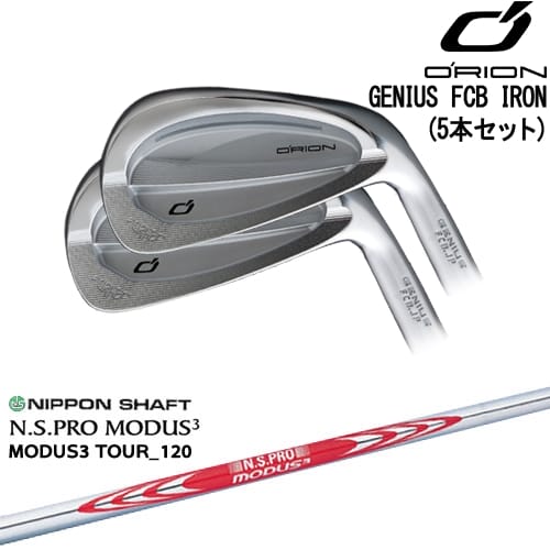 【OVDカスタム】GENIUS FCB IRON アイアン5本set(6I-PW)[6P]オライオンORION N.S.PRO MODUS3 日本シャフト 108,900円