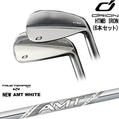 HTMB IRON アイアン6本set(5I-PW)[5P]オライオンORION New AMT WHITE ホワイトTRUE TEMPER