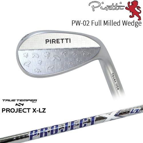 【OVDカスタム】Piretti PW-02 Full Milled ウェッジ[WD]ピレッティPiretti PROJECT X LZ プロジェクトX TRUE TEMPER｜カスタムクラブ工房 OVDGOLF