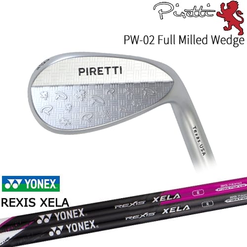 【OVDカスタム】Piretti PW-02 Full Milled ウェッジ[WD]ピレッティPiretti REXIS XELA レクシス キセラ YONEX ヨネックス