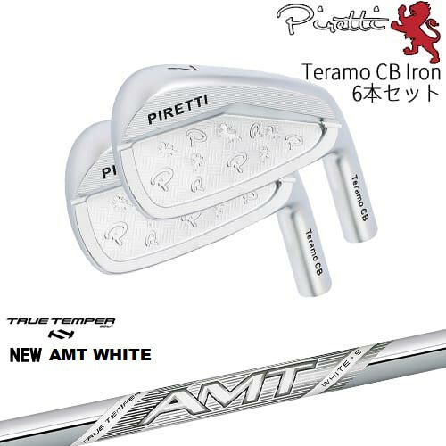 Piretti Teramo CB Iron アイアン6本set(5I-PW)[5P]ピレッティPIRETTI New AMT WHITE ホワイトTRUE TEMPER