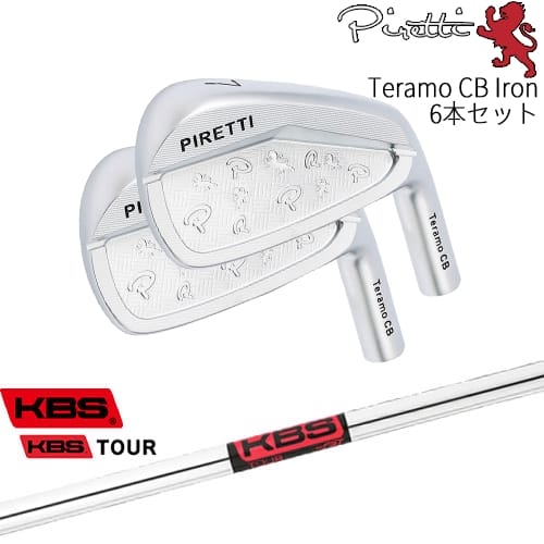【OVDカスタム】Piretti Teramo CB Iron アイアン6本set(5I-PW)[5P]ピレッティPIRETTI KBS TOUR