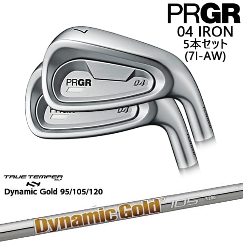 【OVDカスタム】PRGR 04 IRON アイアン5本set(7I-AW) 右用[7A]プロギアPRGR DynamicGold85 95 105 115 120 ダイナミックゴールドTRUE TEMPER｜カスタムクラブ工房 OVDGOLF