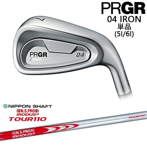 【OVDカスタム】PRGR 04 IRON アイアン単品(5I/6I) 右用[IR]プロギアPRGR N.S.PRO MODUS3 TOUR110 モーダス3ツアー110 日本シャフト 20,618円