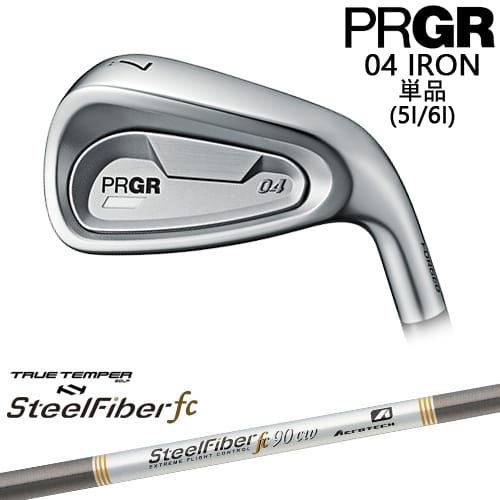 【OVDカスタム】PRGR 04 IRON アイアン単品(5I/6I) 右用[IR]プロギアPRGR スチールファイバーfc(パラレル) SteelFiberTRUE TEMPER