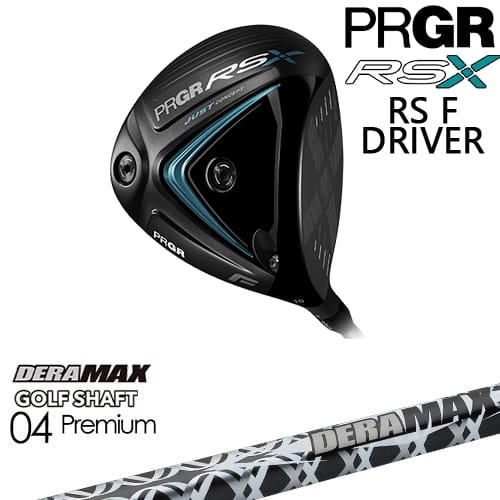 【OVDカスタム】PRGR RS Xシリーズ RS F ドライバー 2024年モデル 右用[DW]プロギアPRGR DERA MAX GOLF SHAFT 04 Premium デラマックス