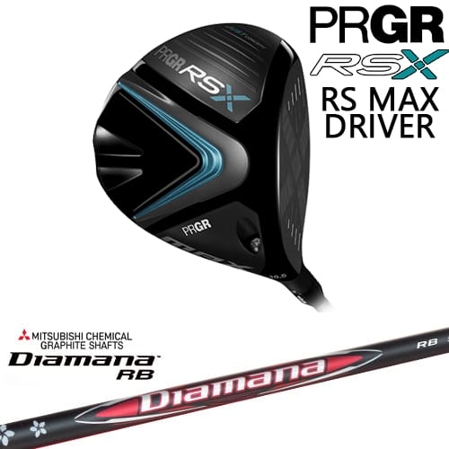 【OVDカスタム】PRGR RS Xシリーズ RS MAX ドライバー 2024年モデル 右用[DW]プロギアPRGR Diamana RB ディアマナ 三菱ケミカル