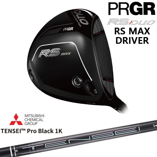 PRGR RS DUOシリーズ RS MAX ドライバー 2026年モデル[DW]プロギアPRGR TENSEI Pro Black 1K テンセイプロブラック1K 三菱ケミカル｜カスタムクラブ工房 OVDGOLF