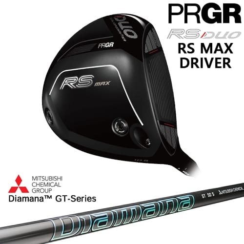 PRGR RS DUOシリーズ RS MAX ドライバー 2026年モデル[DW]プロギアPRGR DiamanaGT-Series 40 50 60 70 80 三菱ケミカル｜カスタムクラブ工房 OVDGOLF