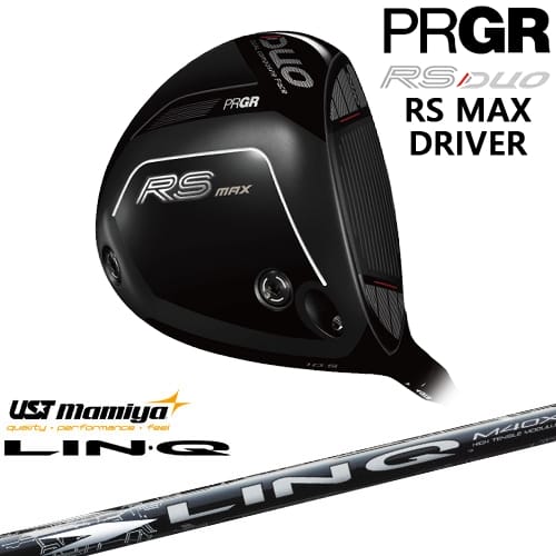 PRGR RS DUOシリーズ RS MAX ドライバー 2026年モデル[DW]プロギアPRGR LIN-Q WHITE EX リンク ホワイト EX マミヤmamiya｜カスタムクラブ工房 OVDGOLF