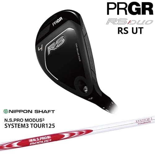 【OVDカスタム】PRGR RS DUOシリーズ RS UT ユーティリティ 2026年モデル[UT]プロギアPRGR N.S.PRO MODUS3 SYSTEM3 TOUR125 日本シャフト｜カスタムクラブ工房 OVDGOLF
