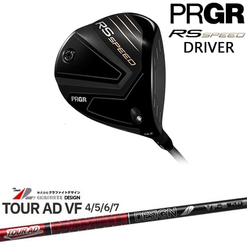 【OVDカスタム】PRGR RS SPEED ドライバー 2025年モデル 右用[DW]プロギアPRGR TourAD VF ツアーAD VF グラファイトデザイン